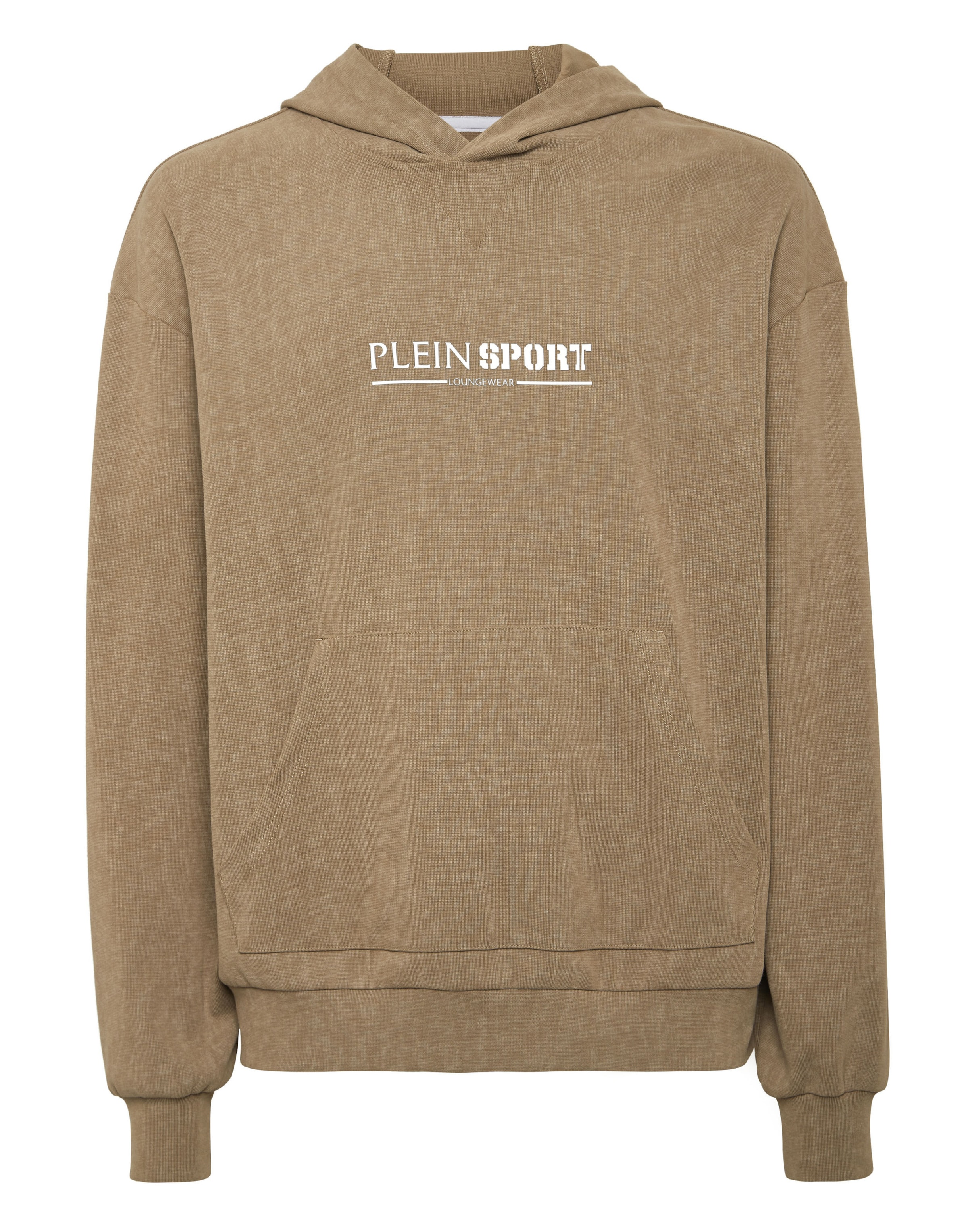 Plein Sport Sweatshirt in Khaki / White, Item view