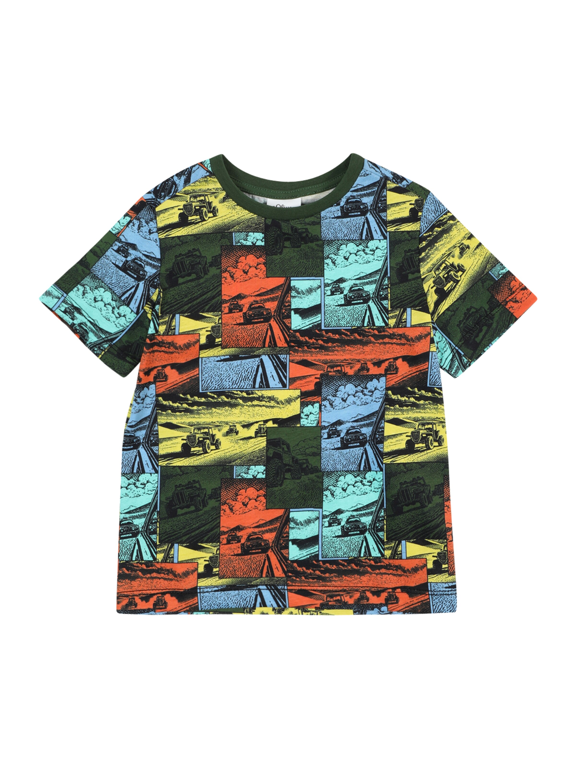 s.Oliver Koszulka w kolorze zielony: przód