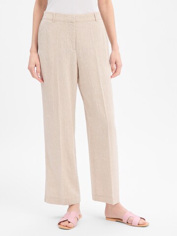 MSCH COPENHAGEN Regular Broek 'Pennie Ginia' in Beige: voorkant