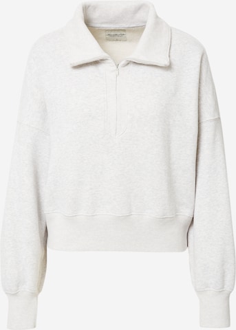 Abercrombie & Fitch - Sweatshirt em cinzento: frente