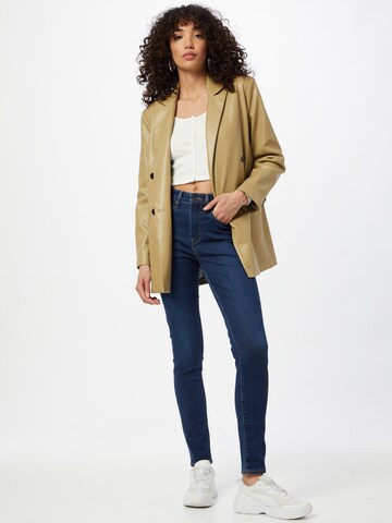 LEVI'S ® Skinny Džínsy '721 High Rise Skinny' - Modrá