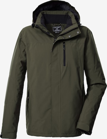 KILLTEC Winter Parka in Green: front