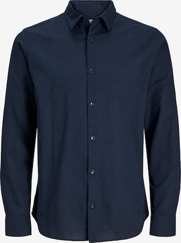 Camicia 'JREBMOSS' di JJ Rebel in blu: frontale