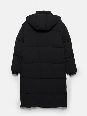 Pull&Bear Wintermantel in Zwart