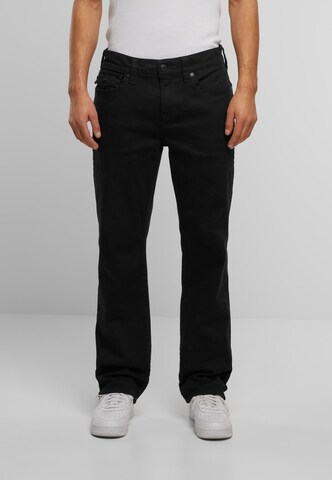 True Religion Flared Jeans 'Ricky' in Black: front