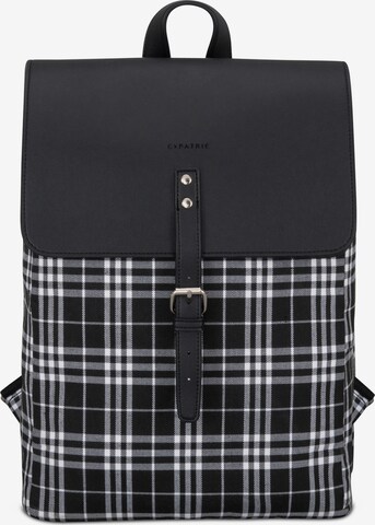 Expatrié Backpack 'Anouk' in Black: front