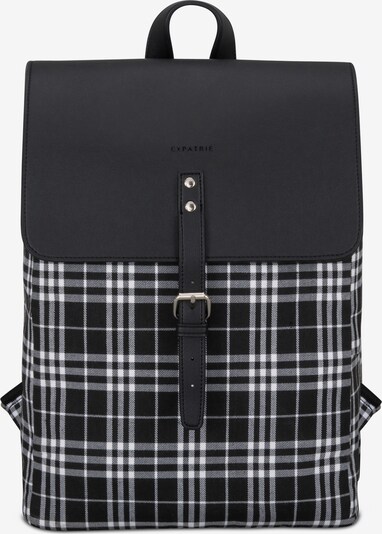 Expatrié Backpack 'Anouk' in Black / White, Item view