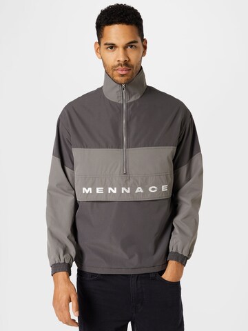 Mennace Between-season jacket in Grey: front