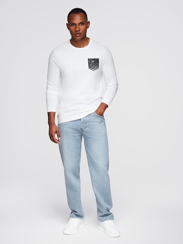 Ombre Shirt 'OM-LSPT-0118' in White