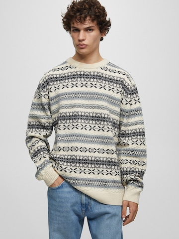 Pull&Bear Pullover in Beige: predná strana