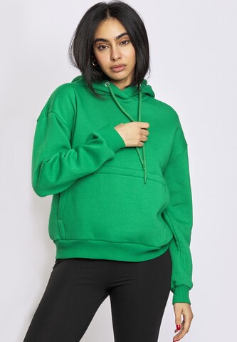 FRESHLIONS Sweatshirt 'Balina' in Groen: voorkant