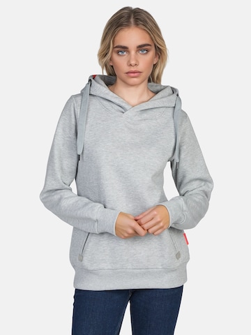 salzhaut Sweatshirt 'Sünn' in Grey: front