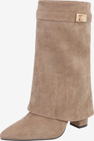 Ital-Design Boots in Brown: front