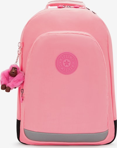 KIPLING Ruksak 'Class Room' veličine One Size u siva / roza / roza / bijela, Pregled proizvoda