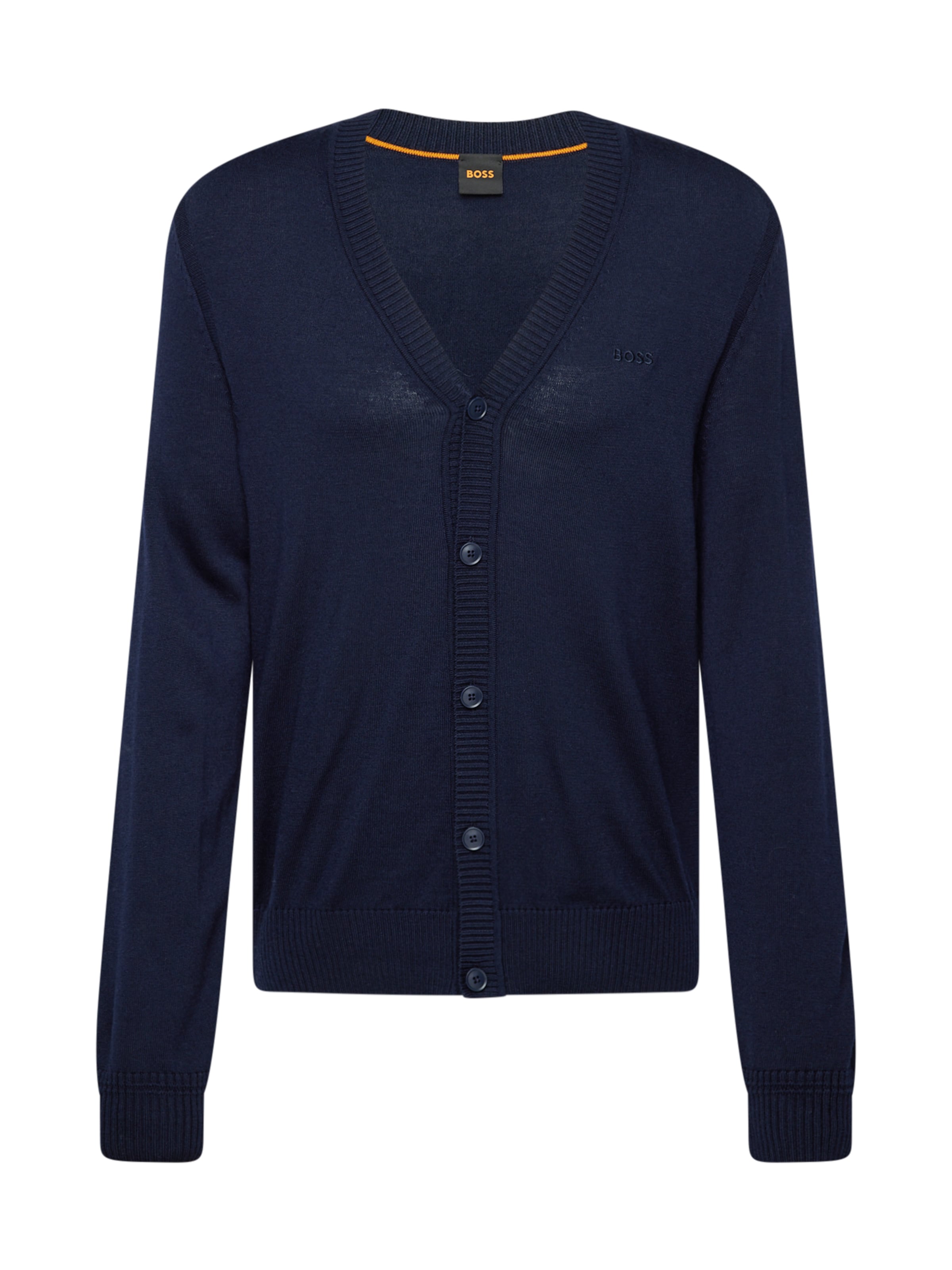 BOSS Strickjacke 'Avac' in Blau: Vorderseite