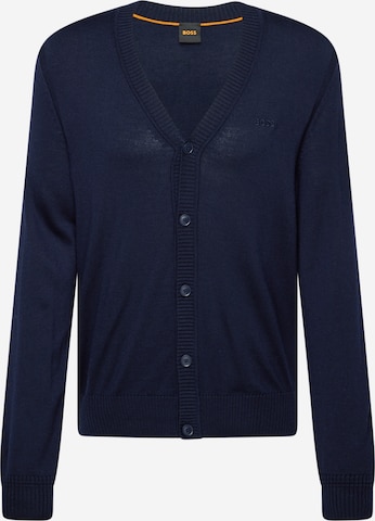 BOSS Kardigan 'Avac' – modrá: přední strana
