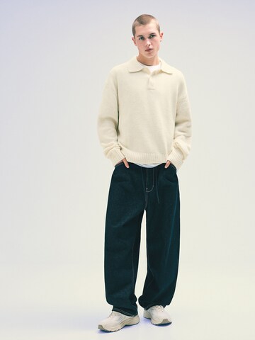 Pull-over Bershka en jaune