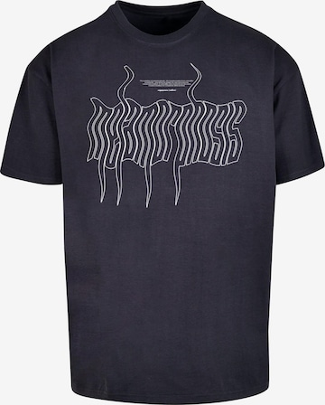 MJ Gonzales Shirt 'METAMORPHOSE V.1' in Blauw: voorkant