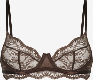 Soutien-gorge 'Isabelle' Hunkemöller en marron : devant