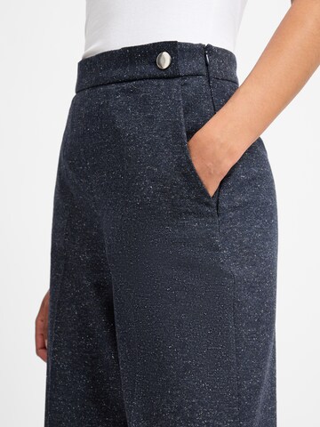 BOSS Regular Bandplooibroek 'Tupita' in Blauw