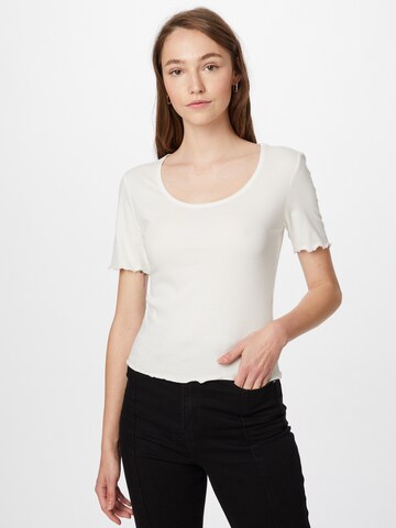 T-shirt 'Joselyn' ABOUT YOU en blanc : devant