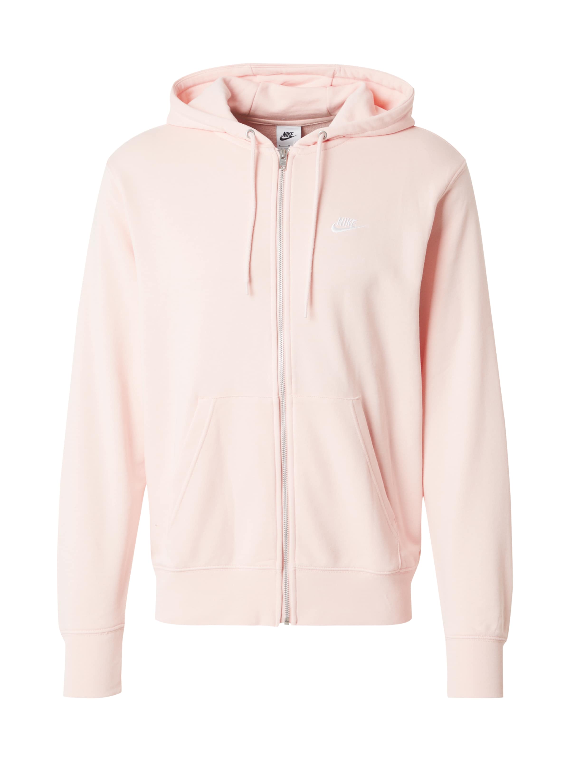 Nike Sportswear Bluza rozpinana 'CLUB' w kolorze pomarańczowy: przód