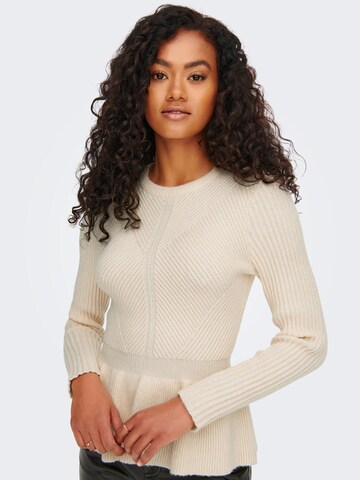 ONLY Pullover 'FIA KATIA' in Beige