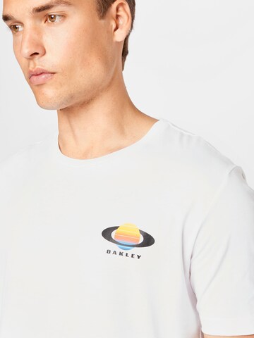 OAKLEY Funkční tričko 'PLANET' – bílá