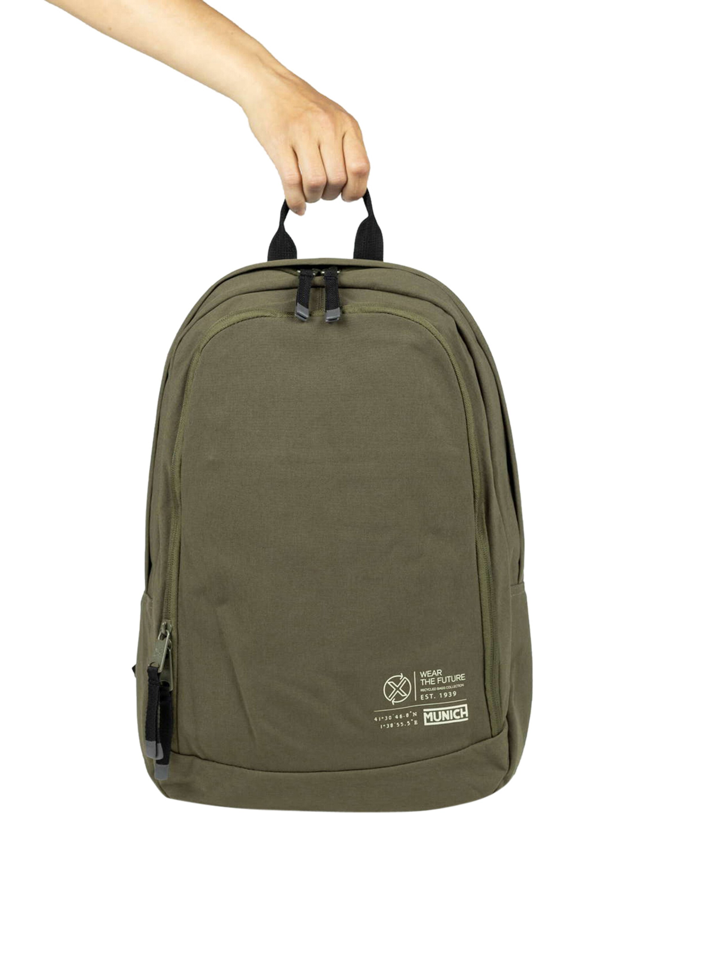 MUNICH Nahrbtnik ' TECA RECYCLED ' | zelena barva