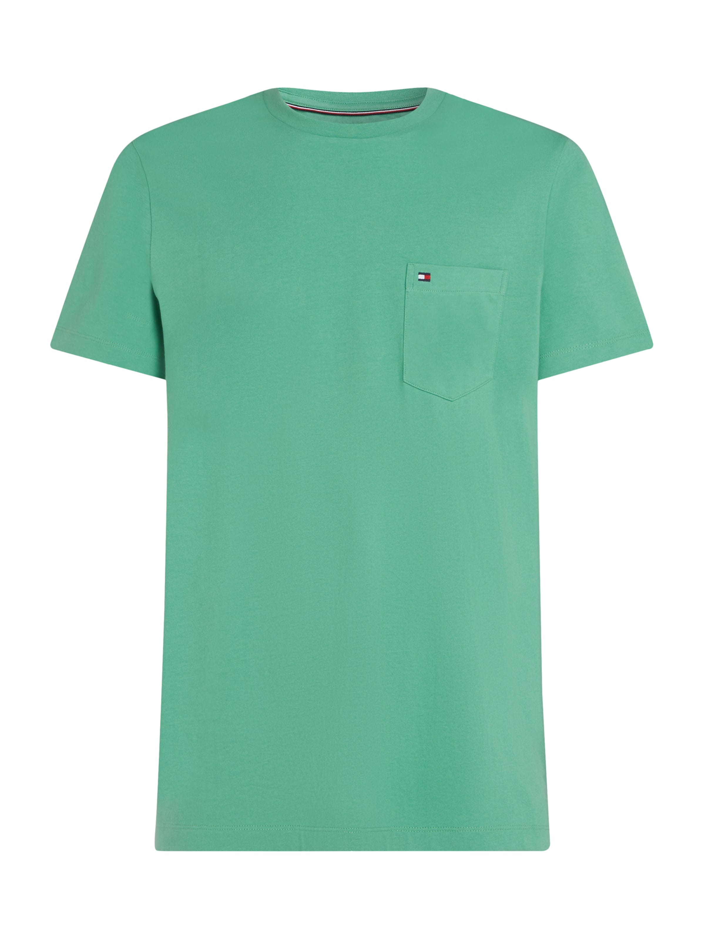 TOMMY HILFIGER - Camiseta &#x27;ESSENTIAL&#x27; en verde: frente