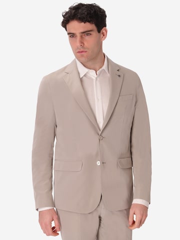 Coupe regular Veste de costume 'Arezzo' Distretto12 en gris : devant
