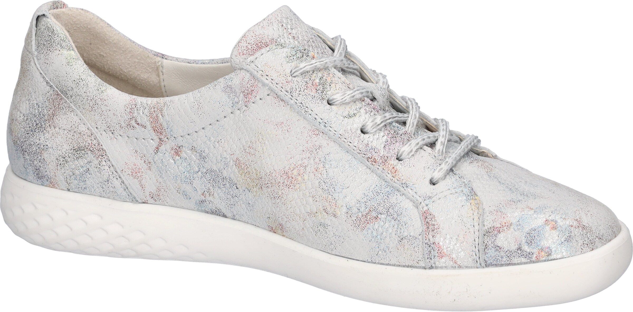 WALDLÄUFER Athletic Lace-Up Shoes in Silver