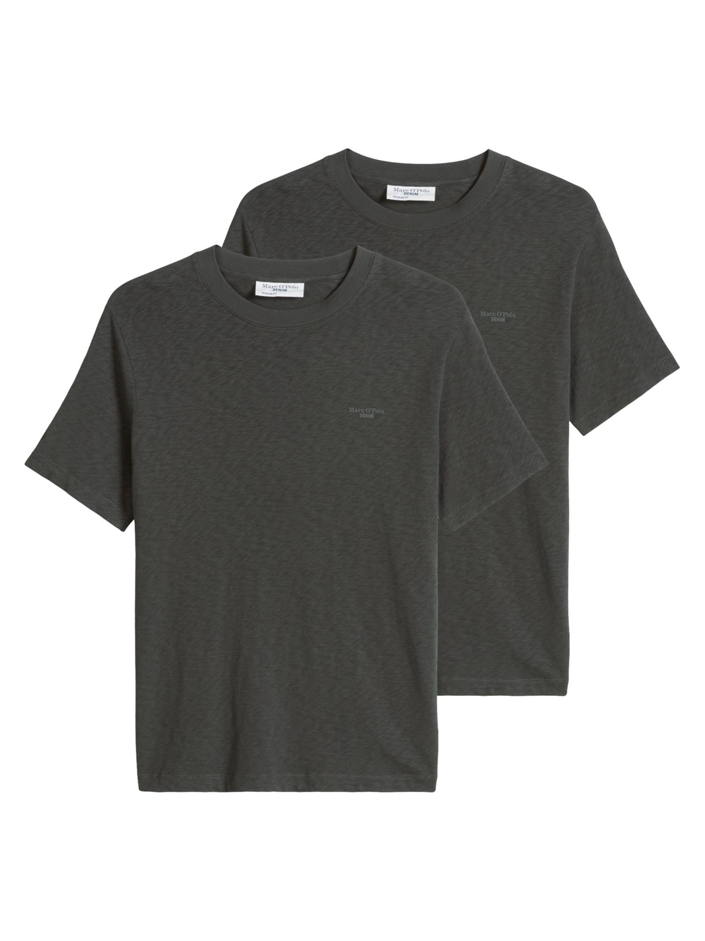 Marc O'Polo DENIM Shirt 'Basic' in Grey: front
