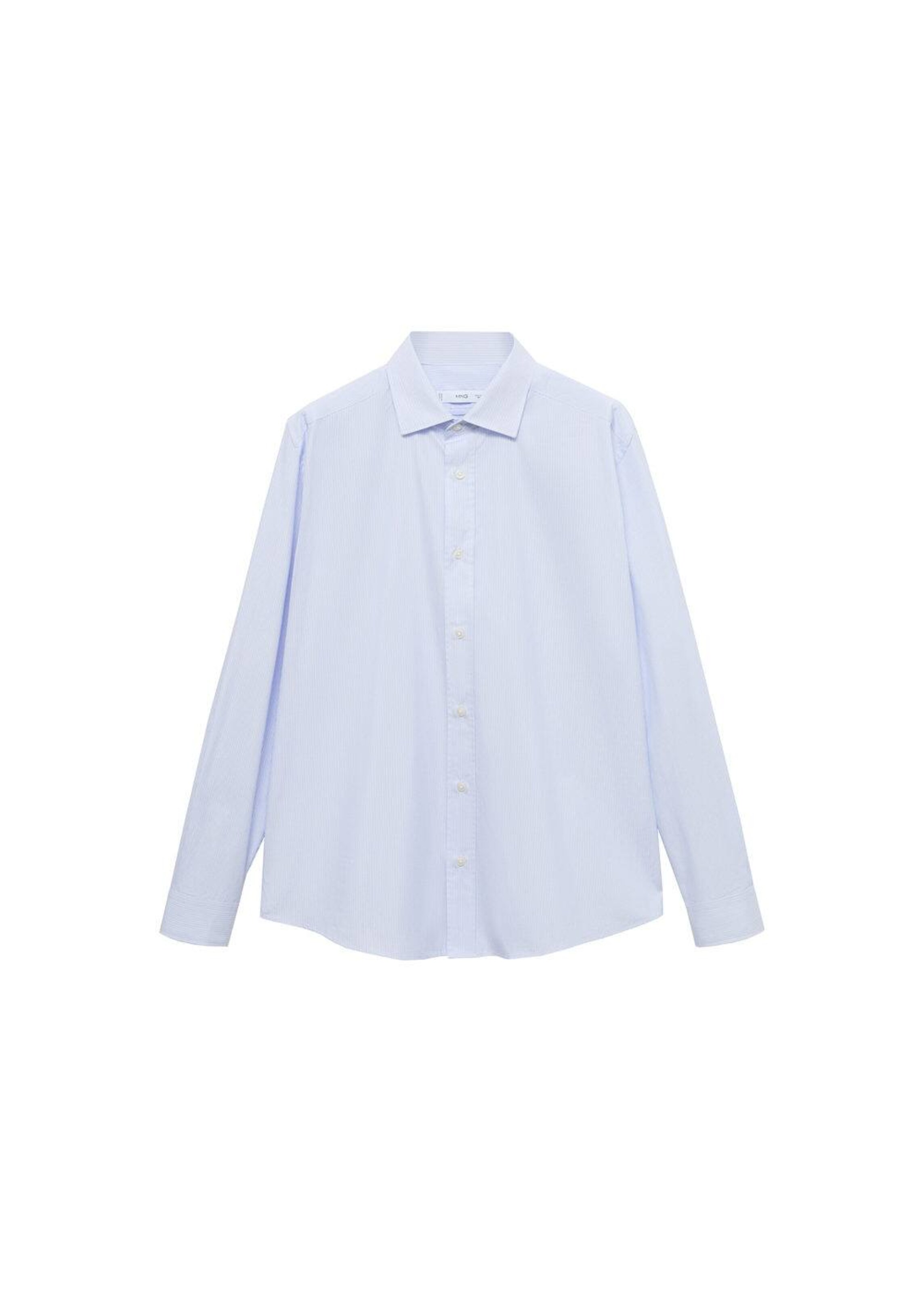 MANGO MAN Button Up Shirt 'Playr' in Blue: front