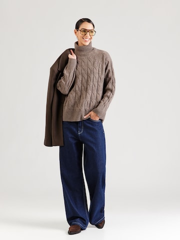 TOMMY HILFIGER Pullover in Braun