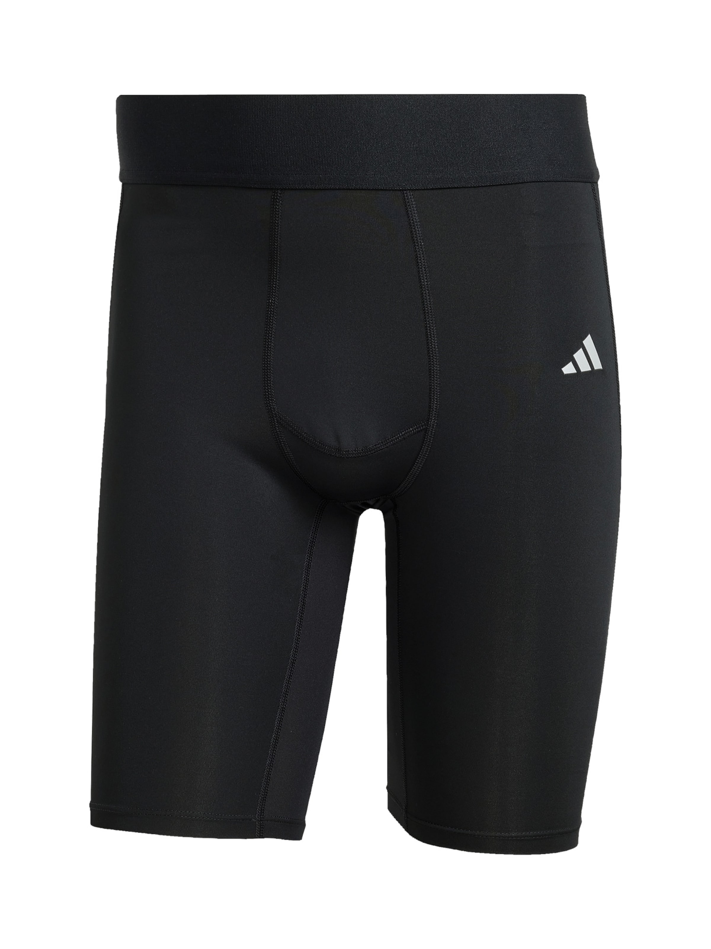 ADIDAS PERFORMANCE Skinny Sportshorts in Schwarz: Vorderseite