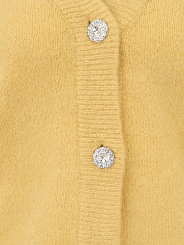 OBJECT Petite Knit Cardigan 'Eve' in Yellow