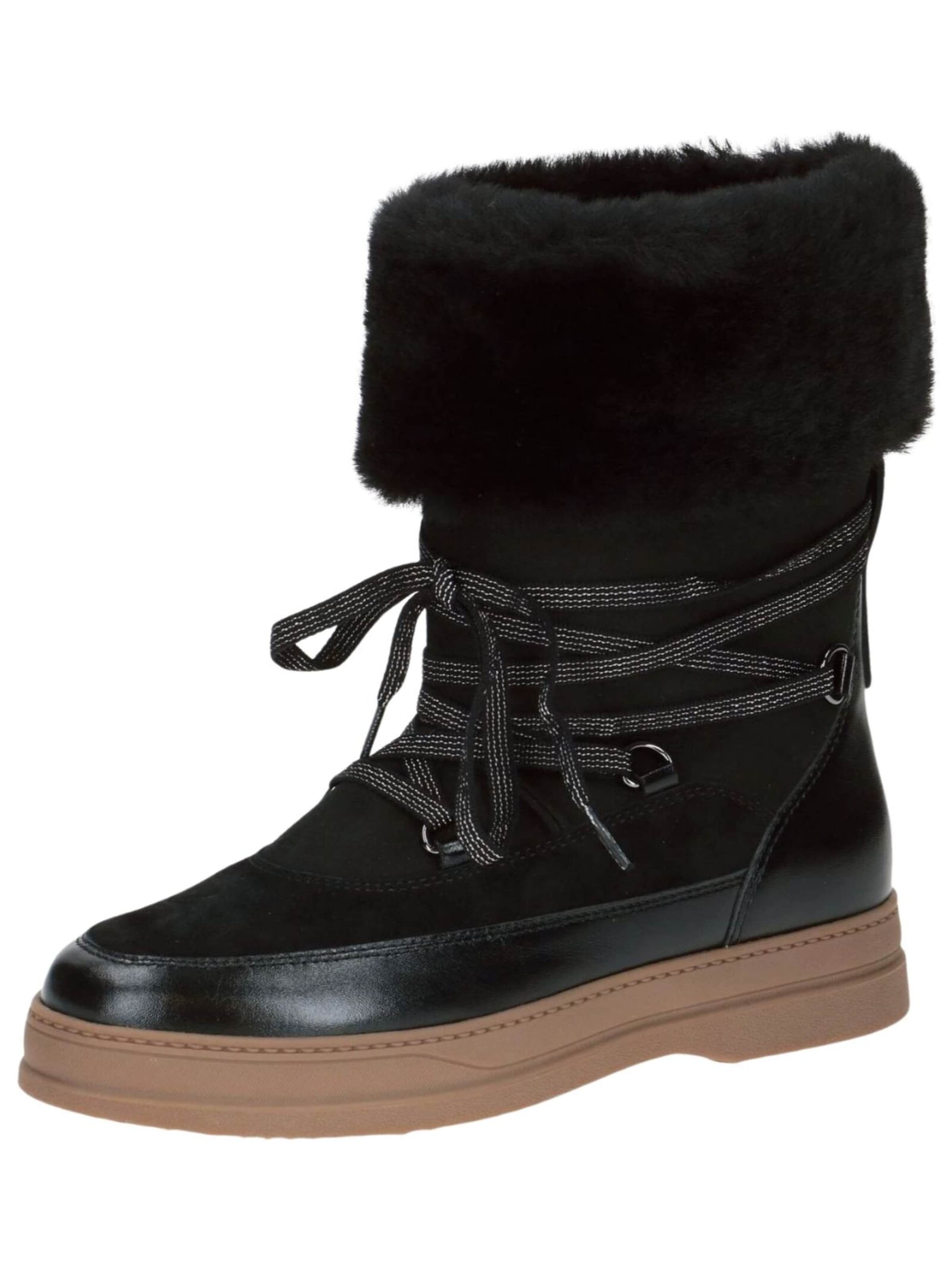 PETER KAISER - Botas de neve em preto: frente