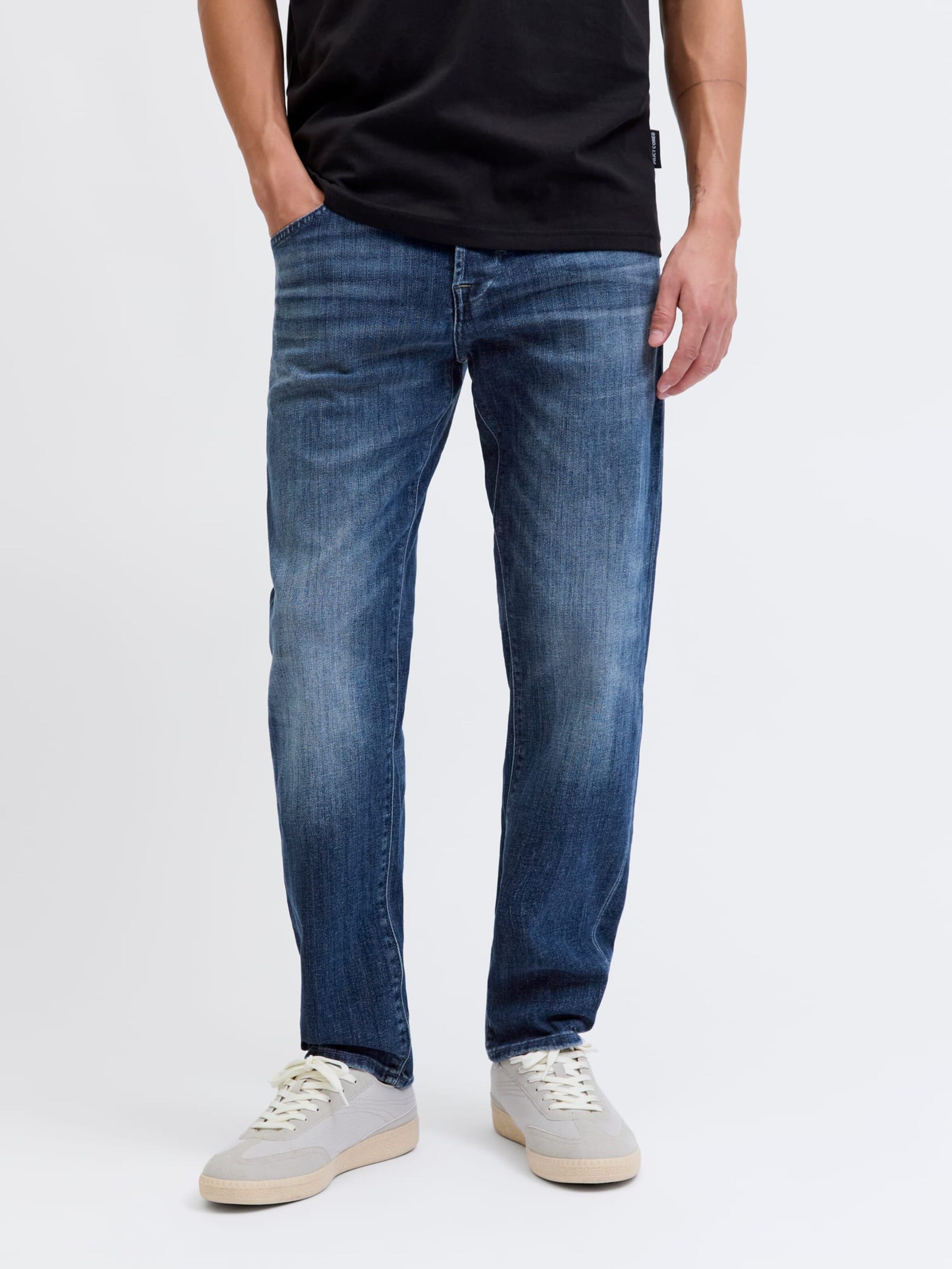 JACK & JONES Baggy Jeans 'Mike' in Blue: front