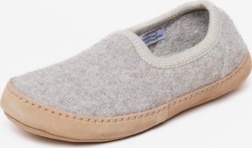 Gottstein Hausschuh 'Walkpantoffel Cheyenne' in Beige: Vorderseite