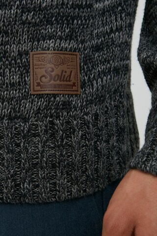 !Solid Pullover 'Philostrate' in Schwarz