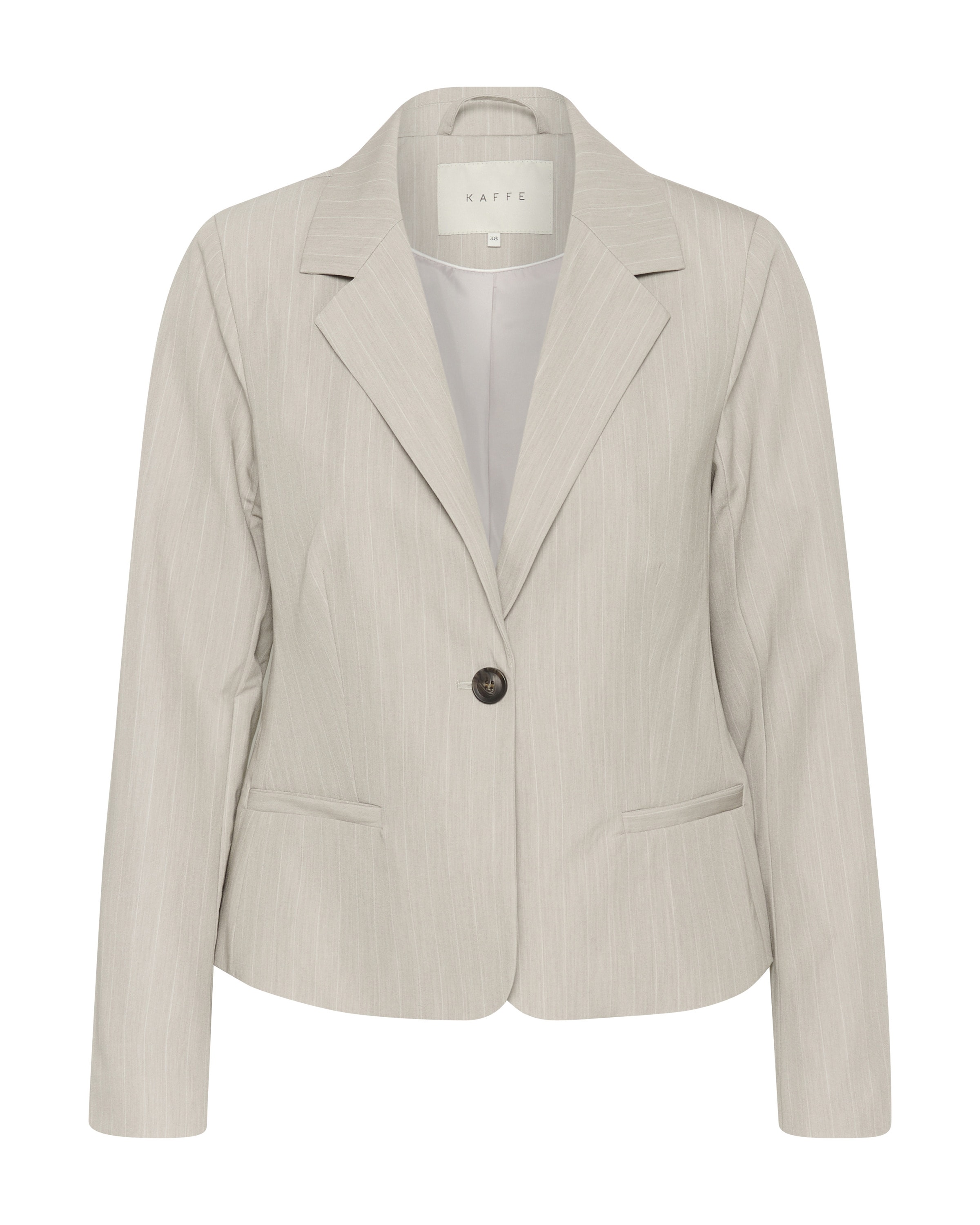 Kaffe Blazers in Beige: voorkant