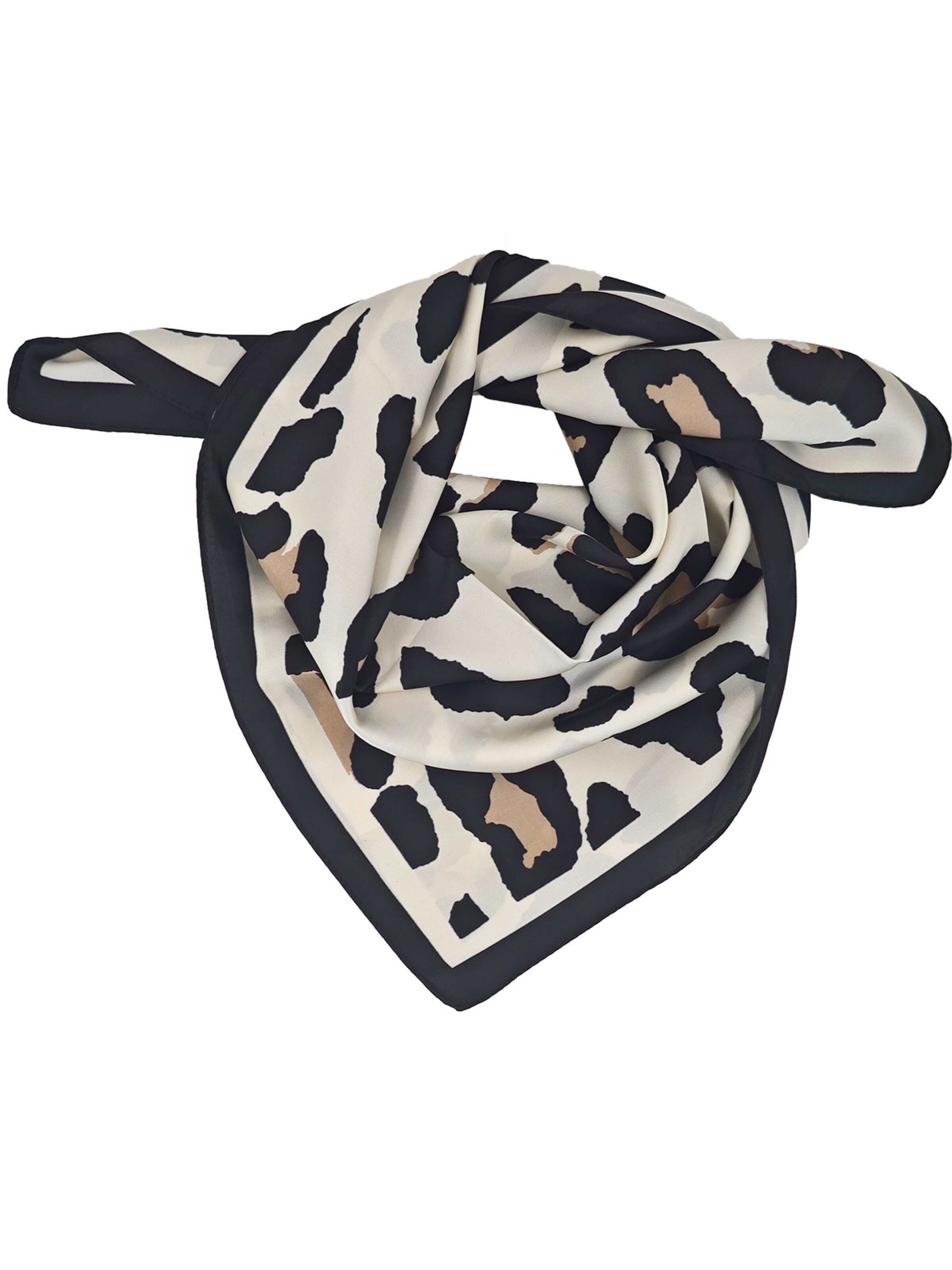 styleBREAKER Tuch 'Halstuch mit Leoparden Muster'‌‌‌‌‌‌ in Beige