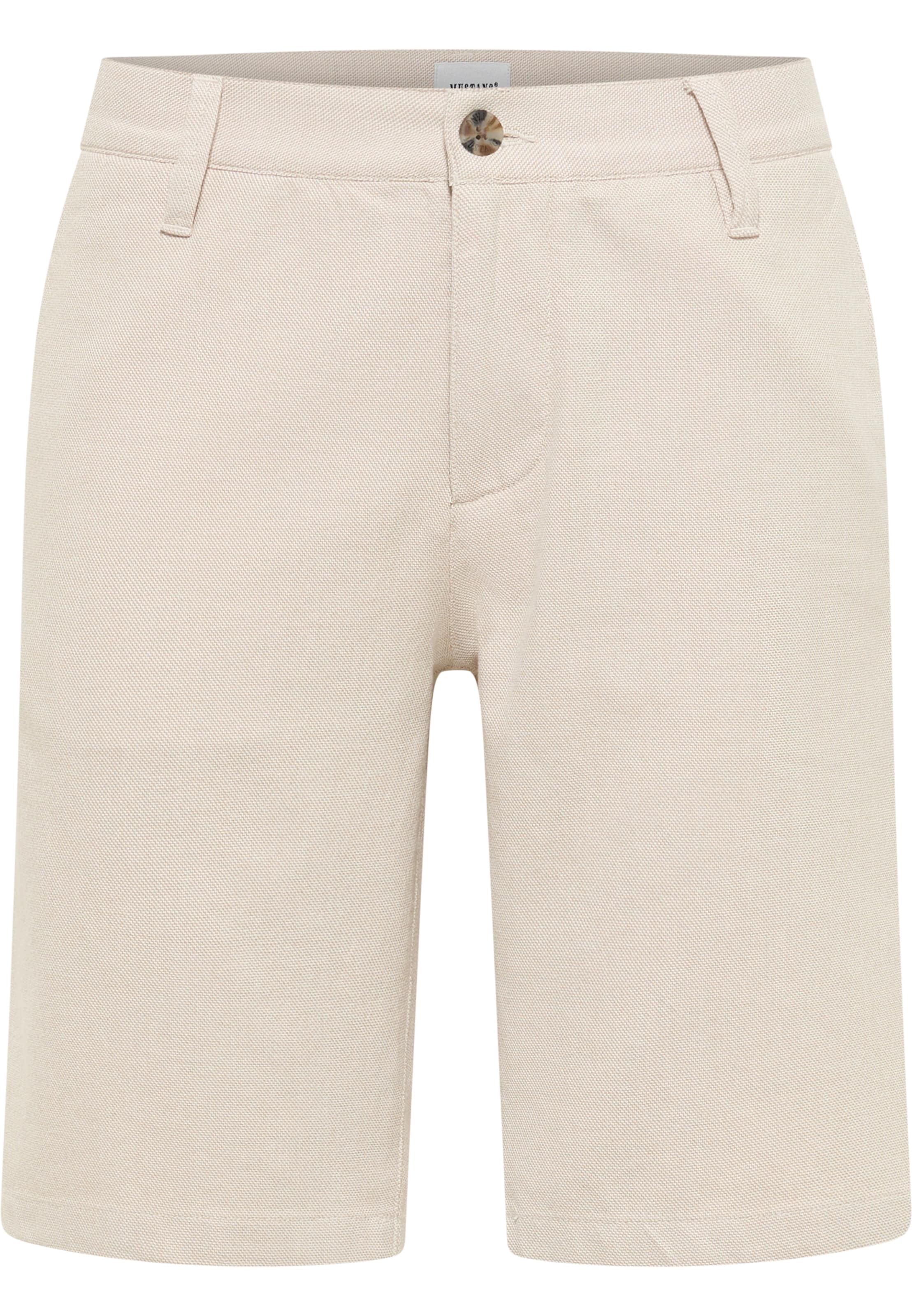 MUSTANG Chino Pants ' Style Brad ' in 29 in Sand / Blood red / White, Item view