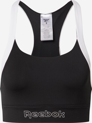 Reebok Bustier Sportmelltartók - fekete: elől