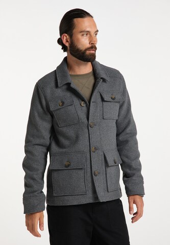 DreiMaster Vintage Between-Season Jacket in Grey: front