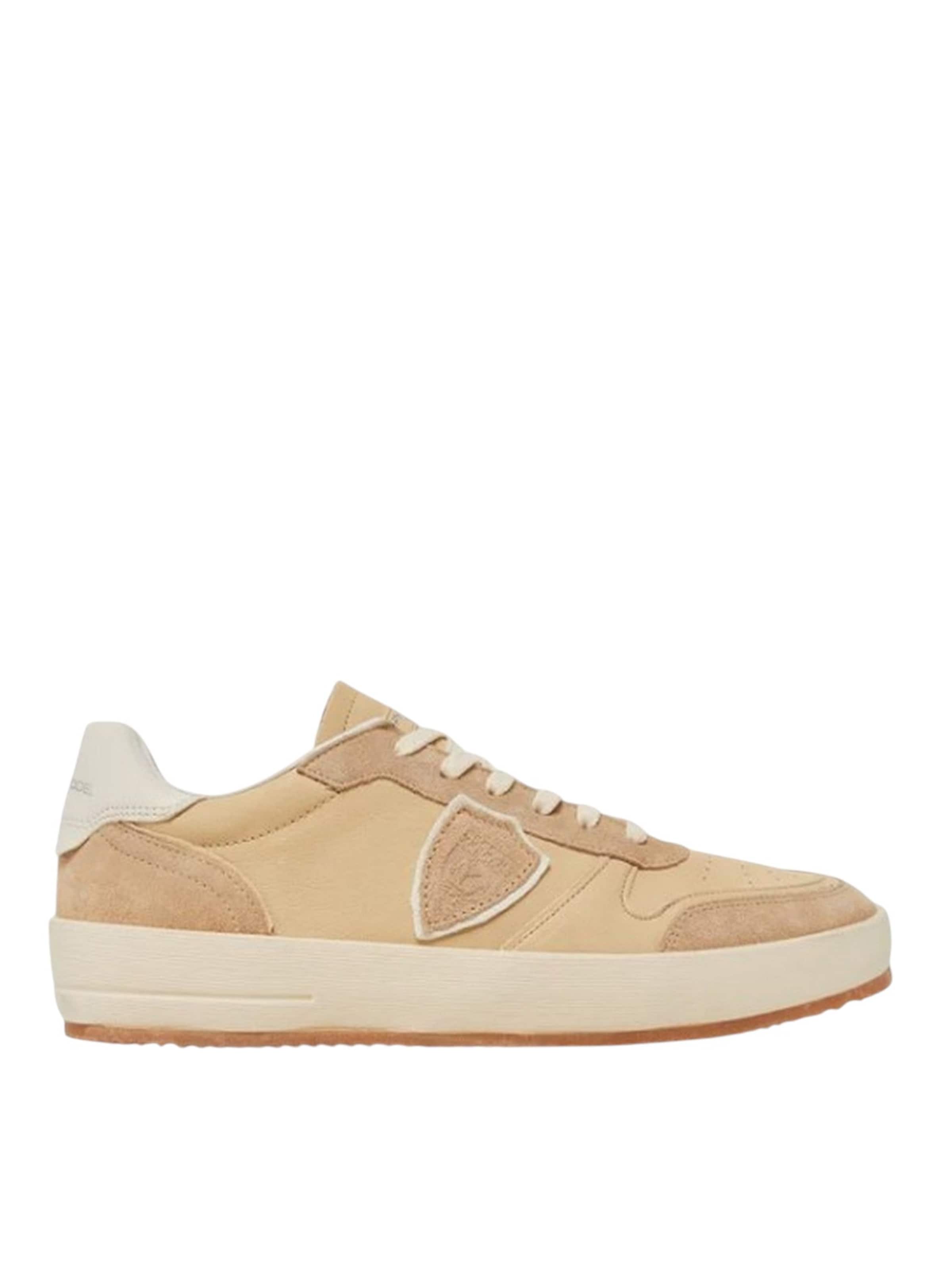 Philippe Model Sneakers in Beige: front