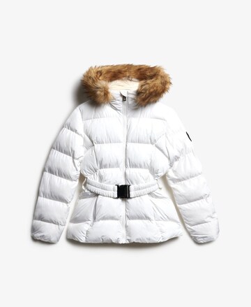 Veste d’hiver 'Fuji' Superdry & Co en blanc : devant