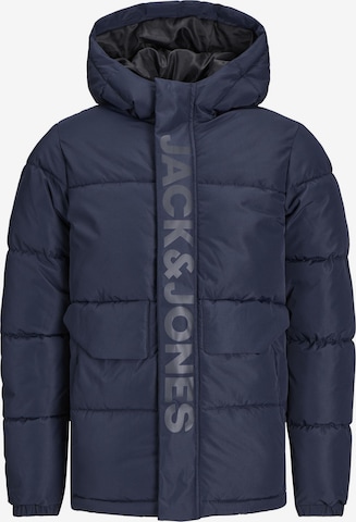 Jack & Jones Junior Tussenjas in Blauw: voorkant