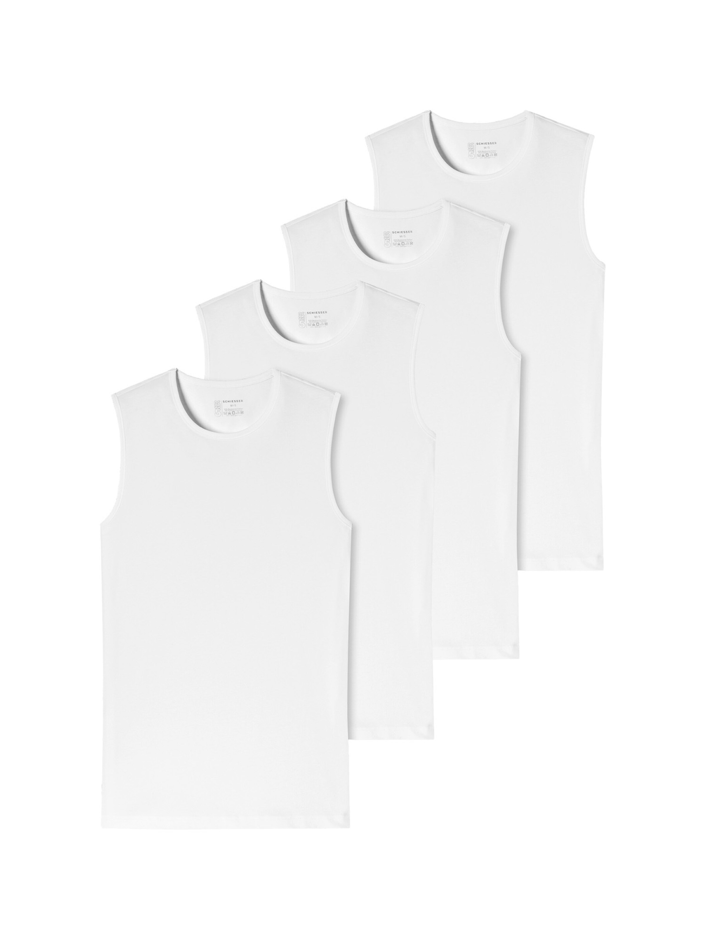 SCHIESSER Undershirt '95/5' in White: front